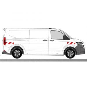 Alternative view of Kit Rouge-Blanc CL. A Standard - VW T7 Phase 1 à 2 portes (2025)